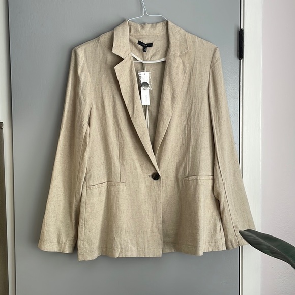 Anthropologie Jackets & Blazers - Anthro Drew linen blend light weight jacket, size S